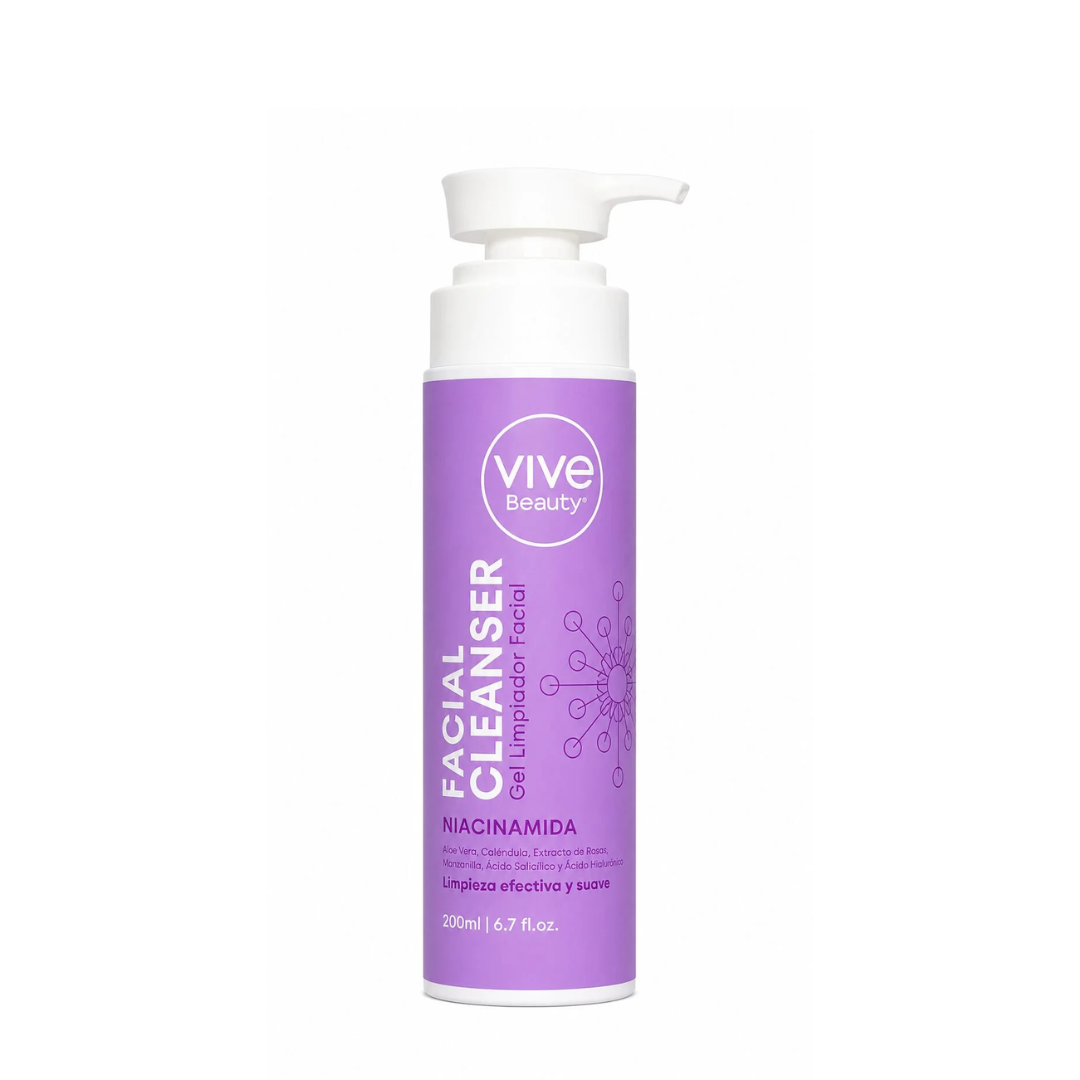 VIVE BEAUTY GEL LIMPIADOR FACIAL *200ml