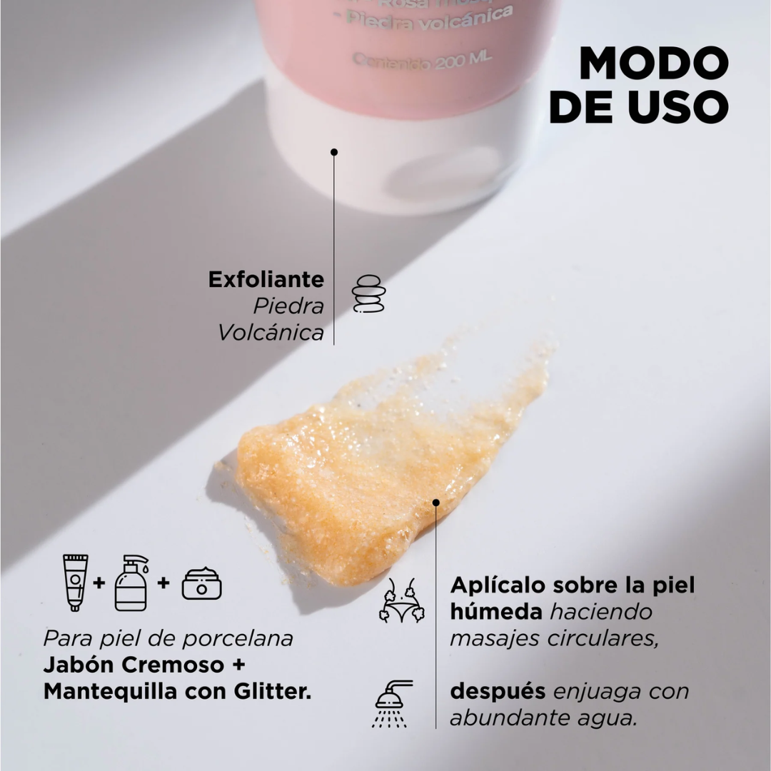 CLICK HAIR EXFOLIANTE CORPORAL DE PIEDRA VOLCANICA *200ml