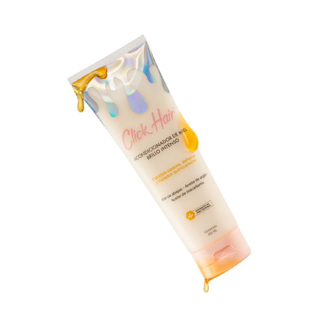 CLICK HAIR ACONDICIONADOR DE MIEL BRILLO INTENSO *300ml