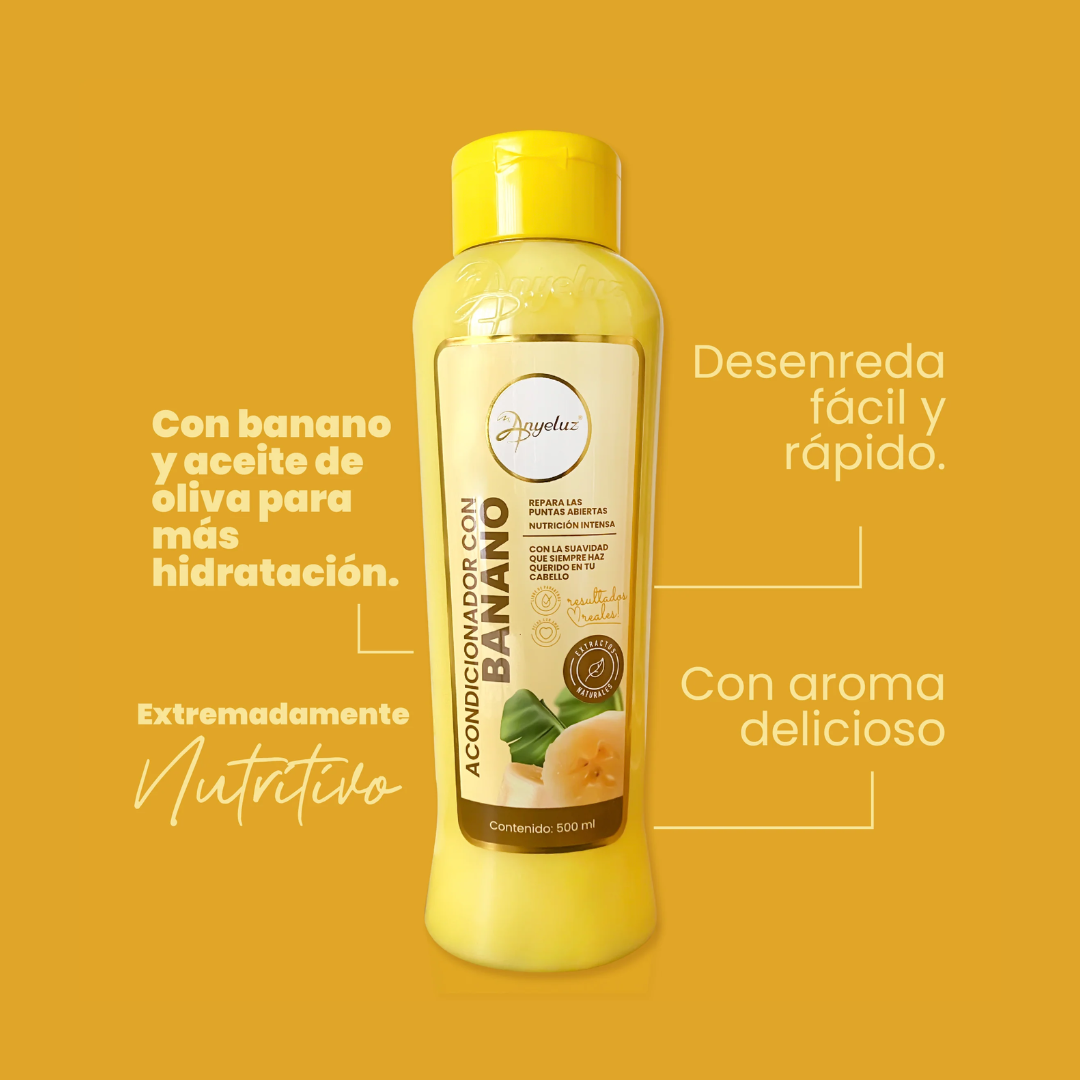 ANYELUZ ACOND BANANO *500ml