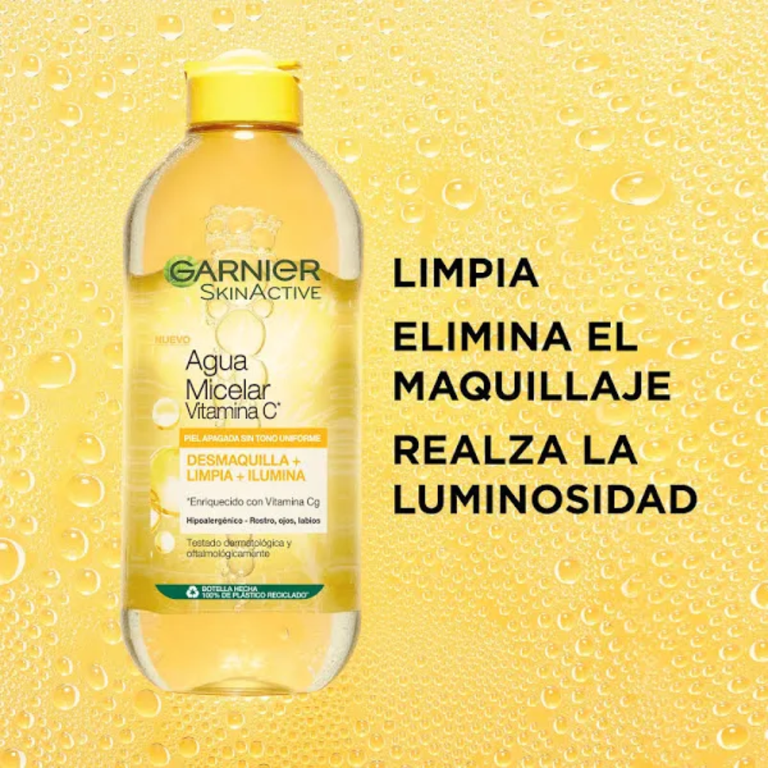 AGUA MICELAR GARNIER VITAMINA C *400ml