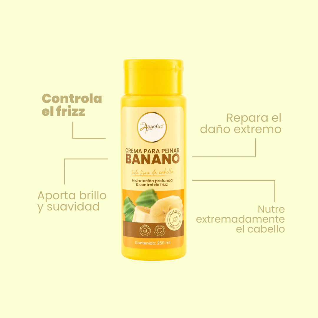 ANYELUZ CREMA PARA PEINAR BANANO *250ml