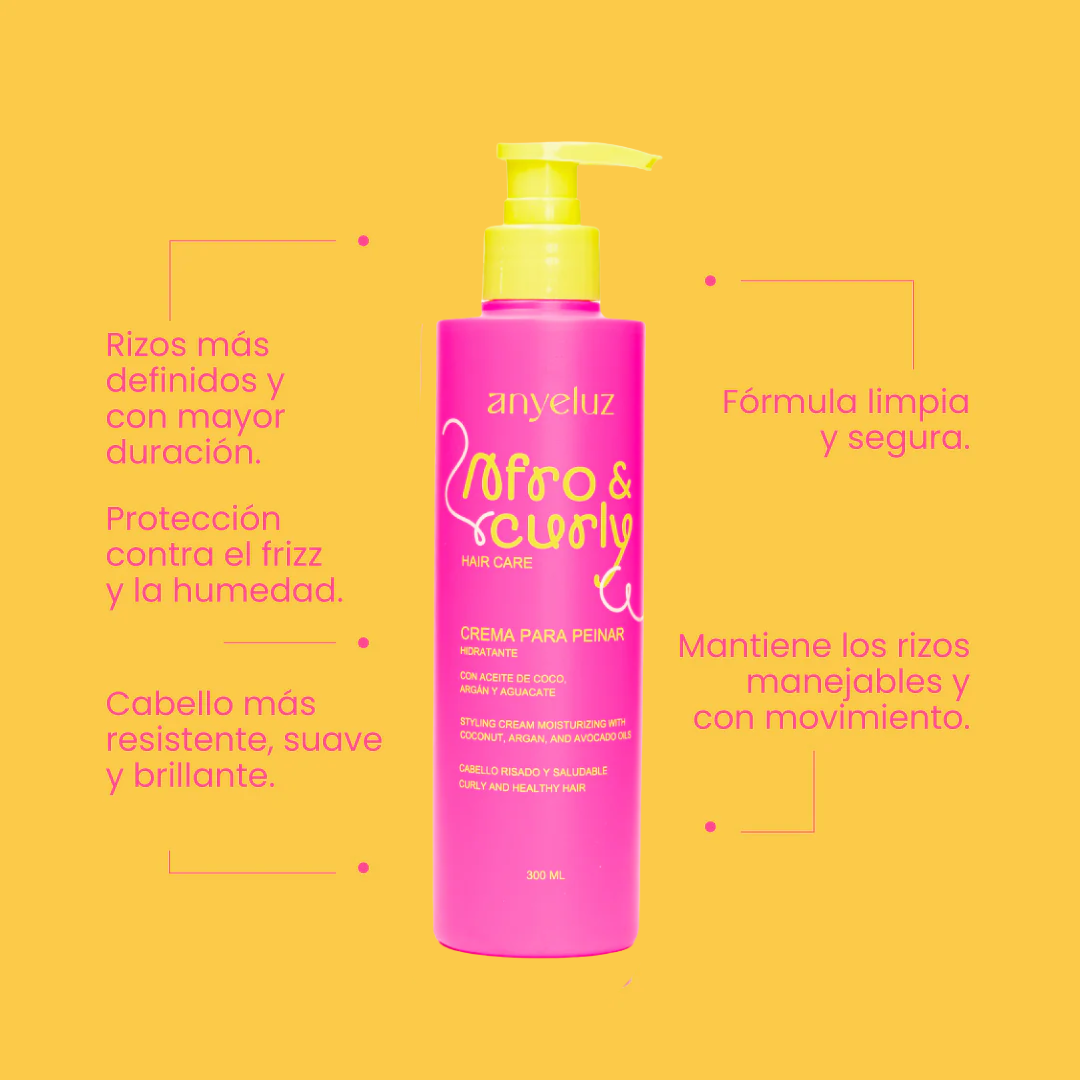 ANYELUZ CREMA PARA PEINAR AFRO & CURLY *300ml