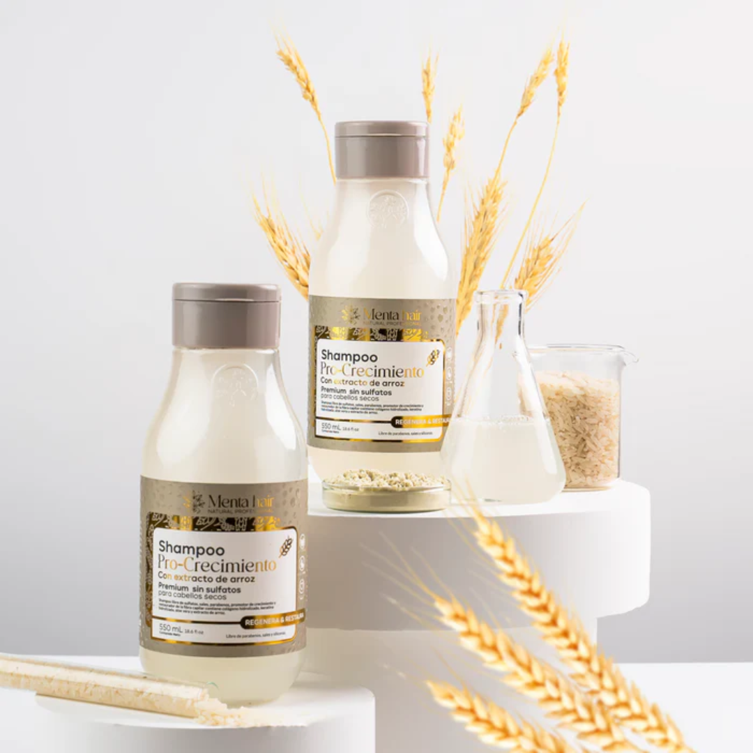 MENTA HAIR SH PRO-CRECIMIENTO DE ARROZ *550ml