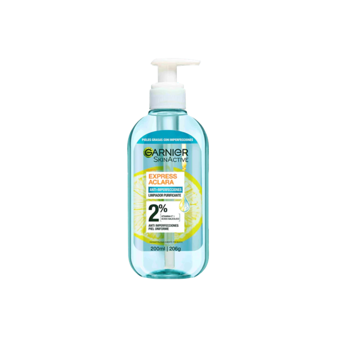 GARNIER LIMPIADOR PURIFICANTE ANTI ACNE *200ml