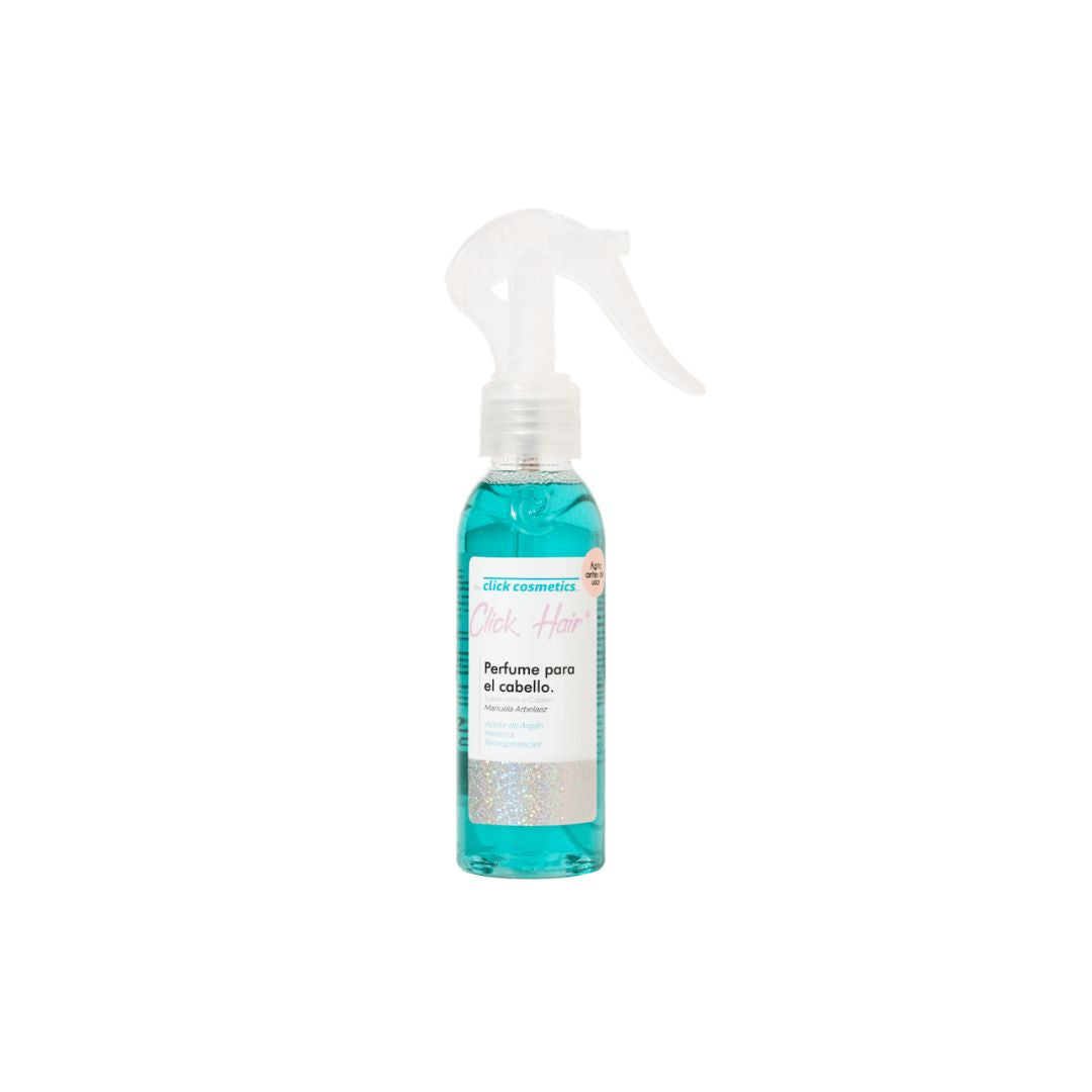 CLICK HAIR PERFUME PARA EL CABELLO PISTOLA AZUL *120ml