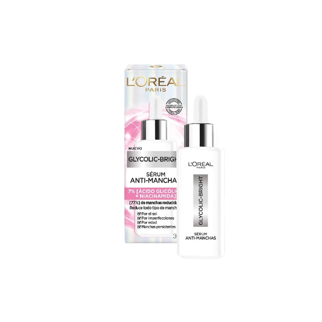 LOREAL GLYCOLIC-BRIGHT SERUM ANTI-MANCHAS *30ml