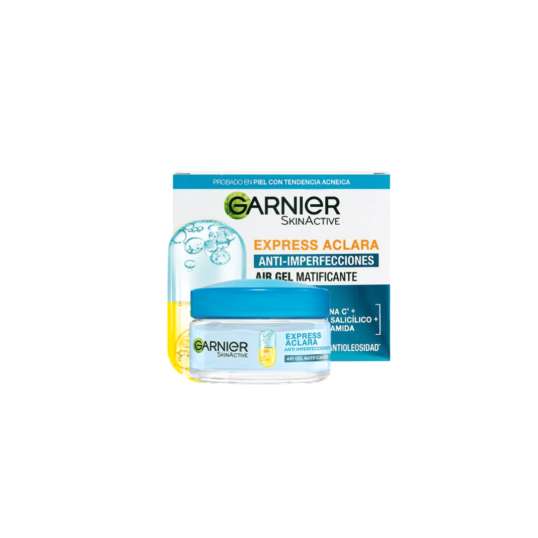 GARNIER AIR GEL MATIFICANTE ANTI-IMPERFECCIONES PIEL GRASA *50ml