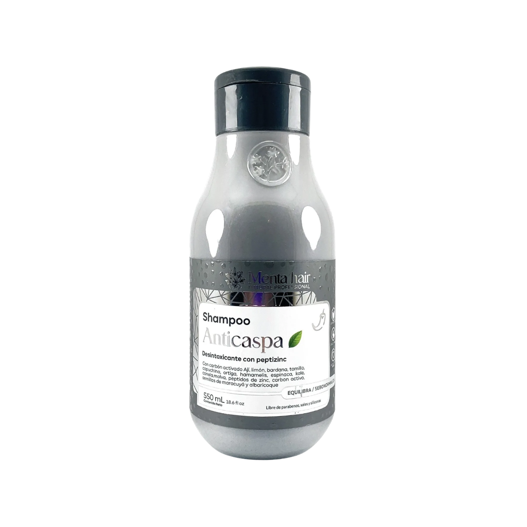 MENTA HAIR SH ANTICASPA CARBON *550ml