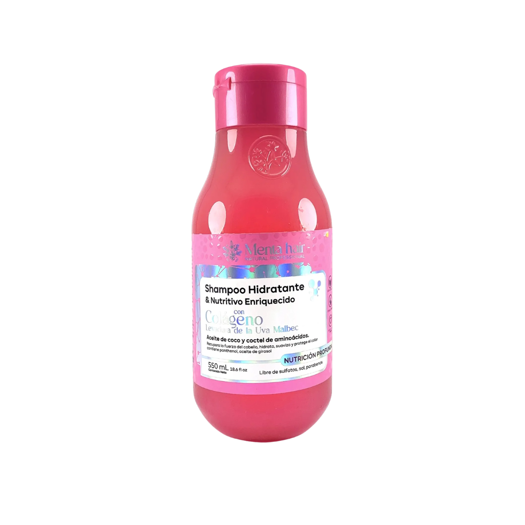 MENTA HAIR SH AMINOACIDOS Y COLAGENO *550ml