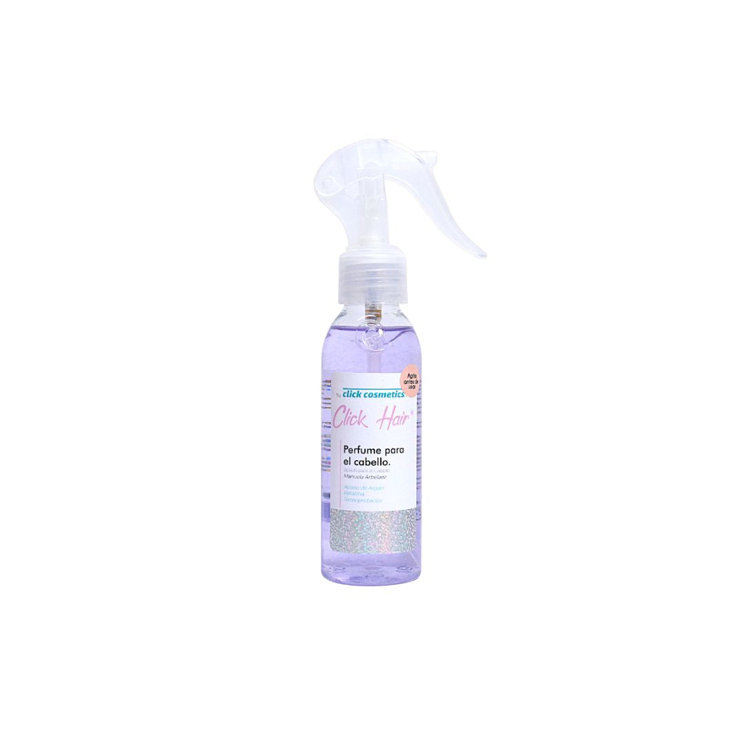 CLICK HAIR PERFUME PARA EL CABELLO PISTOLA MORADO *120ml