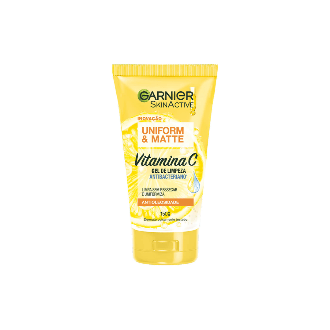 GARNIER GEL LIMPIADOR FACIAL EFECTO HIDRATANTE VITAMINA C *150g