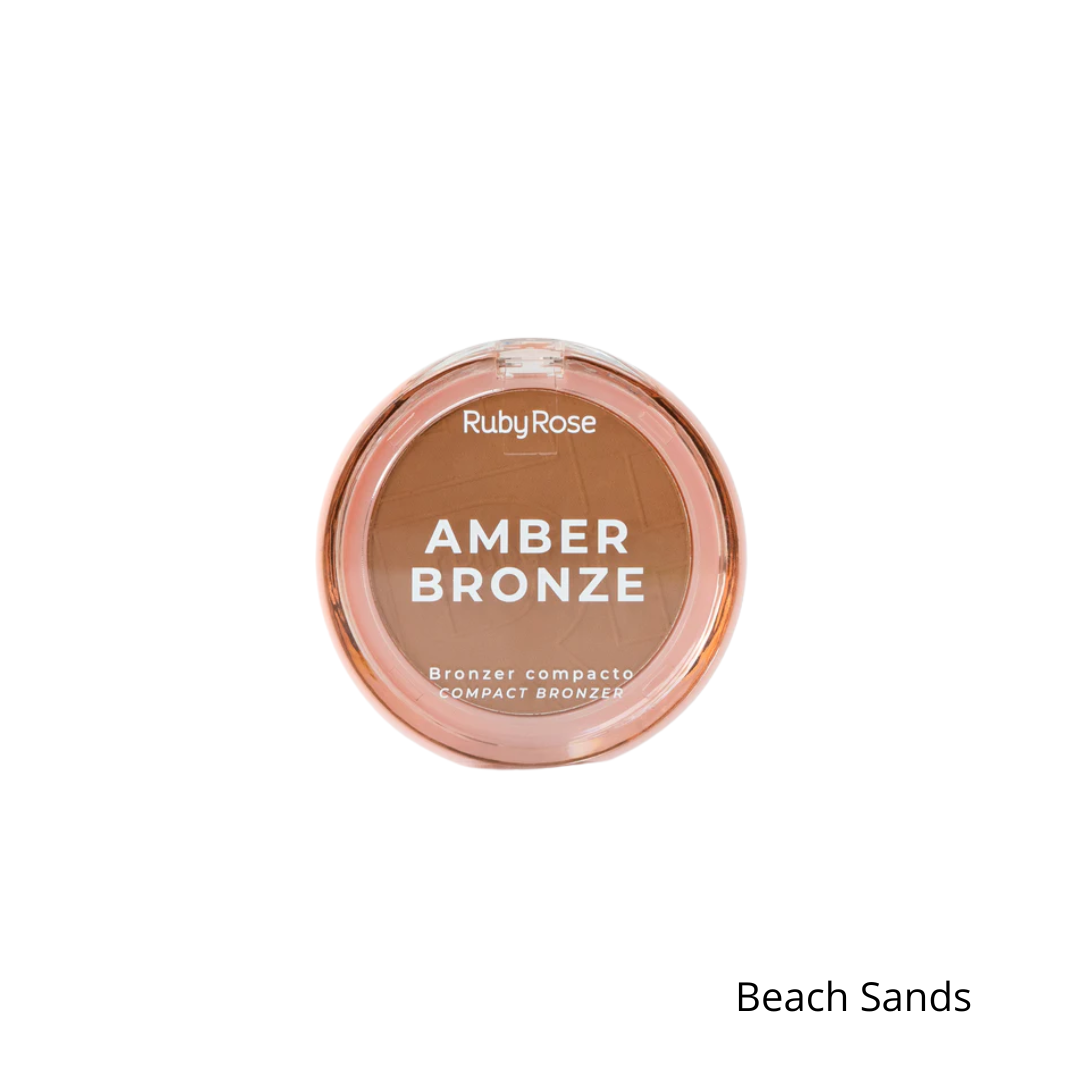RUBY ROSE BRONZER COMPACTO AMBER RF: HB-M202