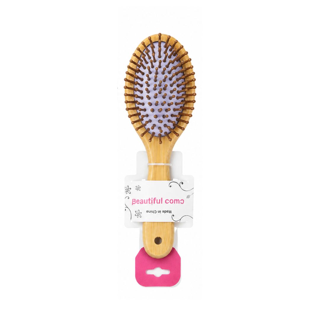 CEPILLO CABELLO BAMBU REDONDO GDE RF: 9556