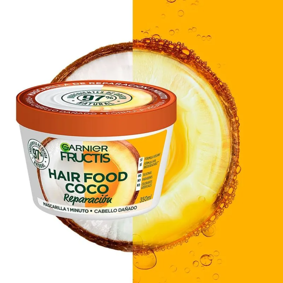 GARNIER MASCARILLA 1 MINUTO COCO REPARACION*350ml