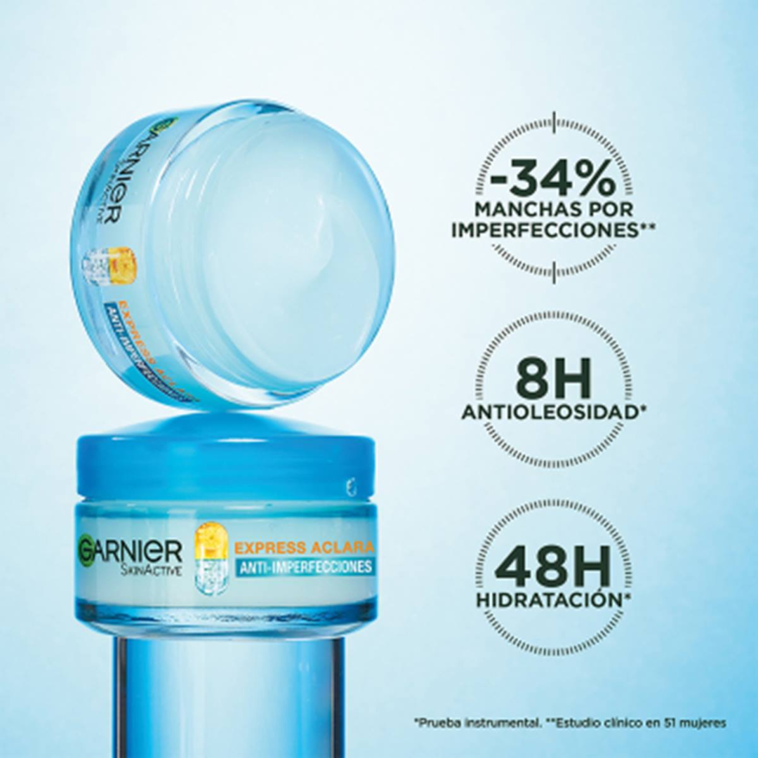 GARNIER AIR GEL MATIFICANTE ANTI-IMPERFECCIONES PIEL GRASA *50ml