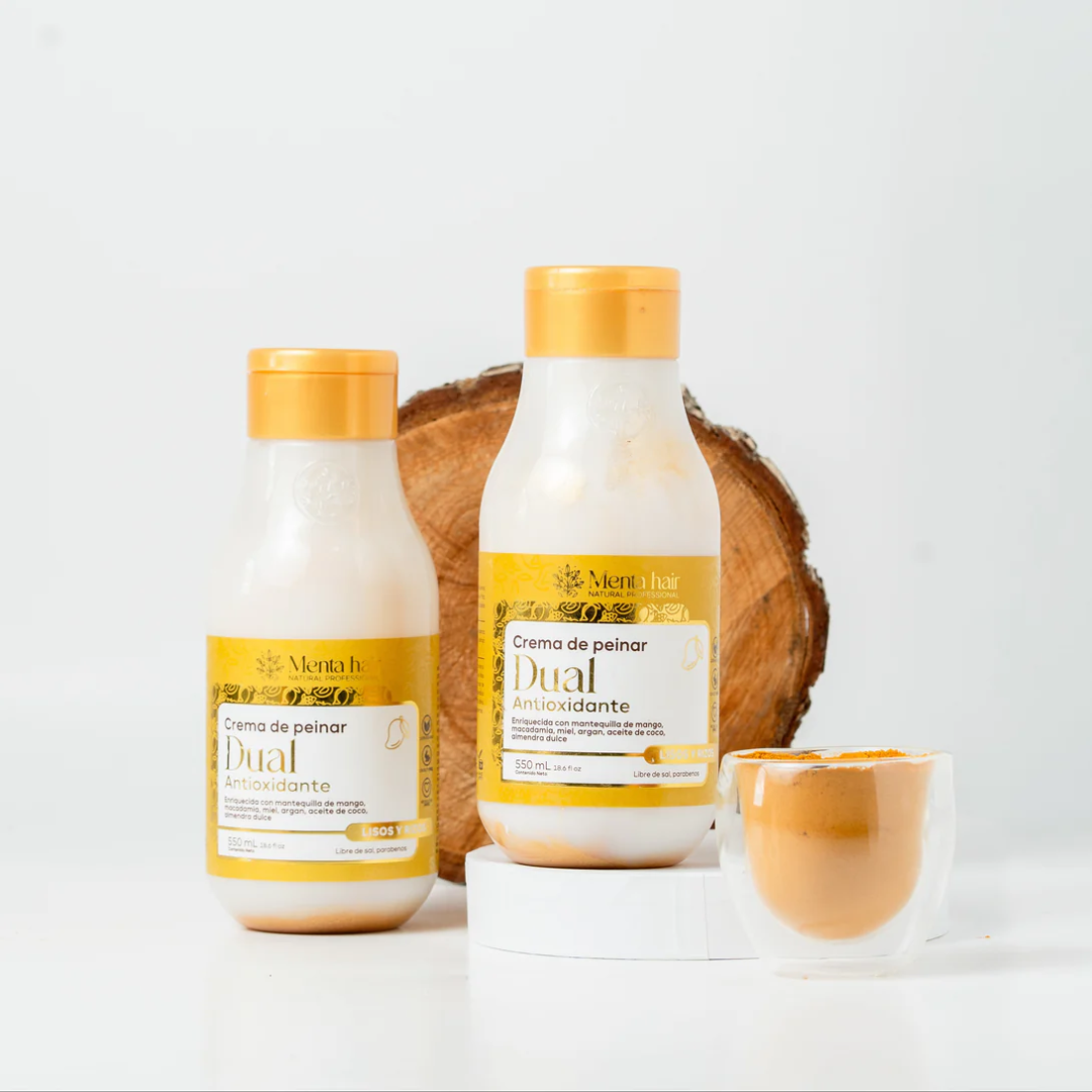 MENTA HAIR CREMA PEINAR DUAL ANTIOXIDANTE ARGAN *550ml