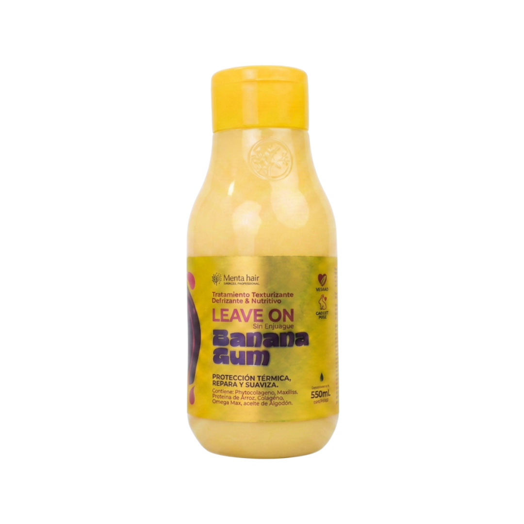 MENTA HAIR LEAVE ON BANANA GUM *550ml