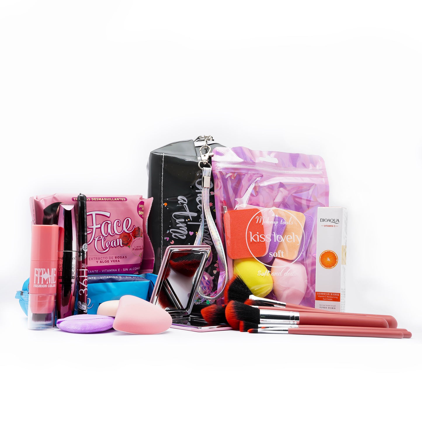 Set Completo de Maquillaje y Cuidado Facial