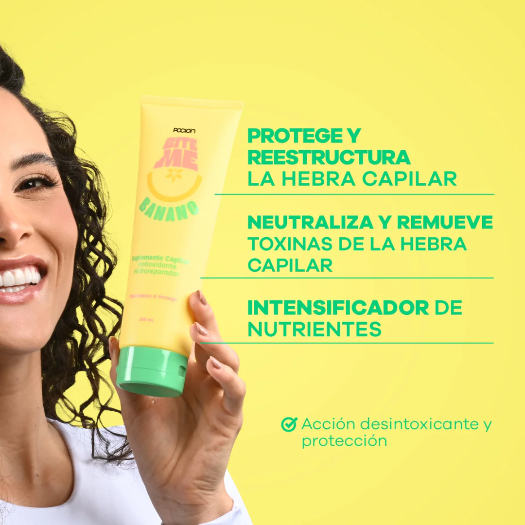 POCION MASCARILLA BITE ME BANANO *250ml
