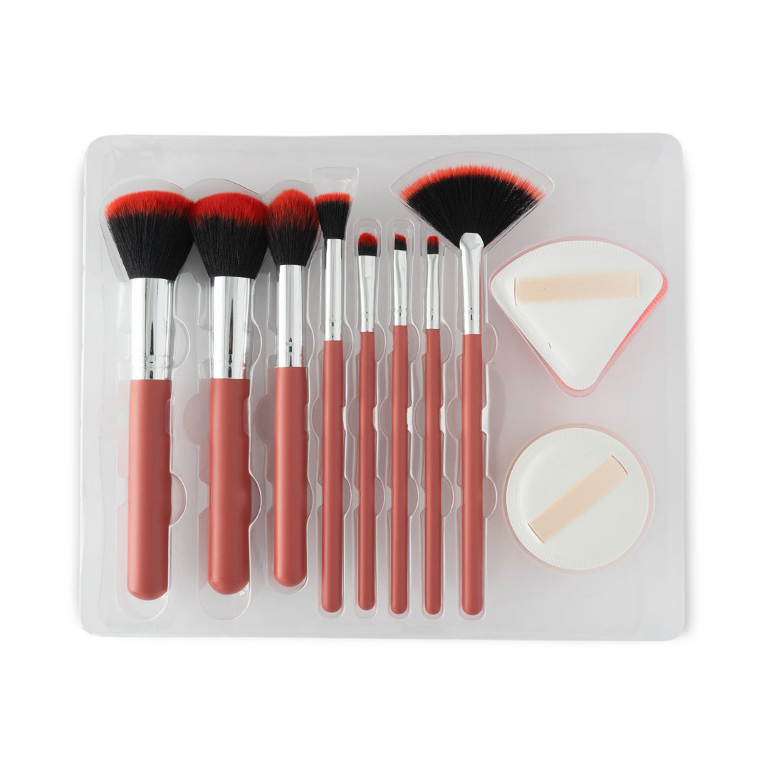 KIT DE BROCHAS X8 + 2 POMOS SZ-1165